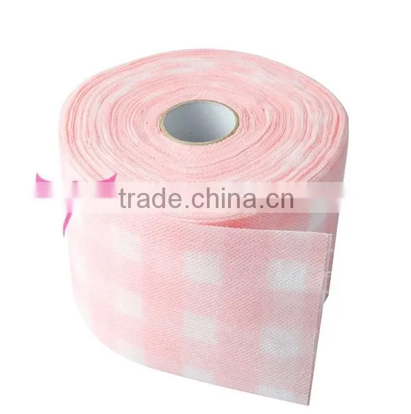 2015 non-woven fabrics Nail Wrap Roll nail wipes