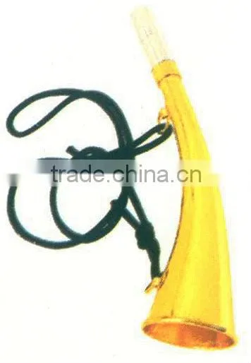 brasswind instrument woman style hunting horn