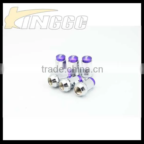 Auto 35mm Iron Wheel Racing max guard colored Lug Nuts 20pcs/set For Car