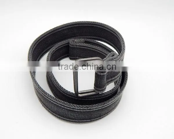 Canvas belt webbing belt knitted men belt cheap price customized fabric belt