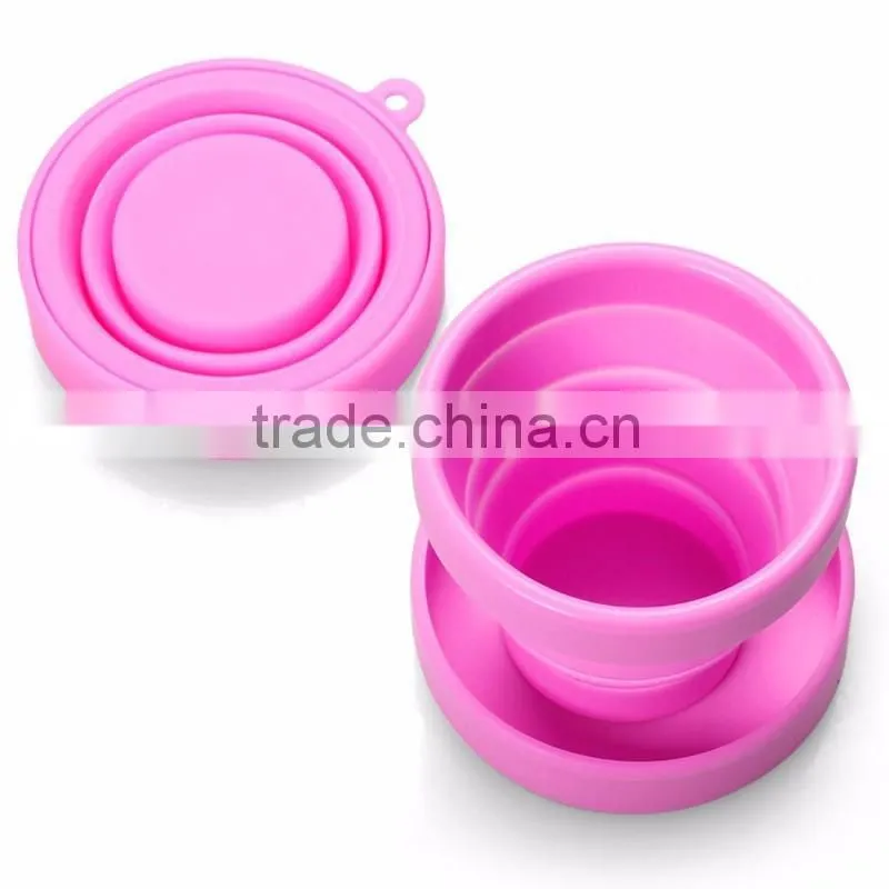 BPA Free silicone folding cup,Heat Resistance silicone folding cup,FDA/LFGB Standard silicone folding cup