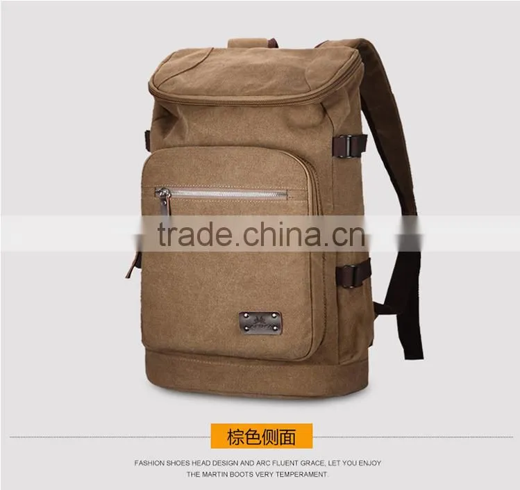 Factory Wholesale Large Capacity Climbing Mountaineering Hiking Outdoor Sport CanvasBackpack