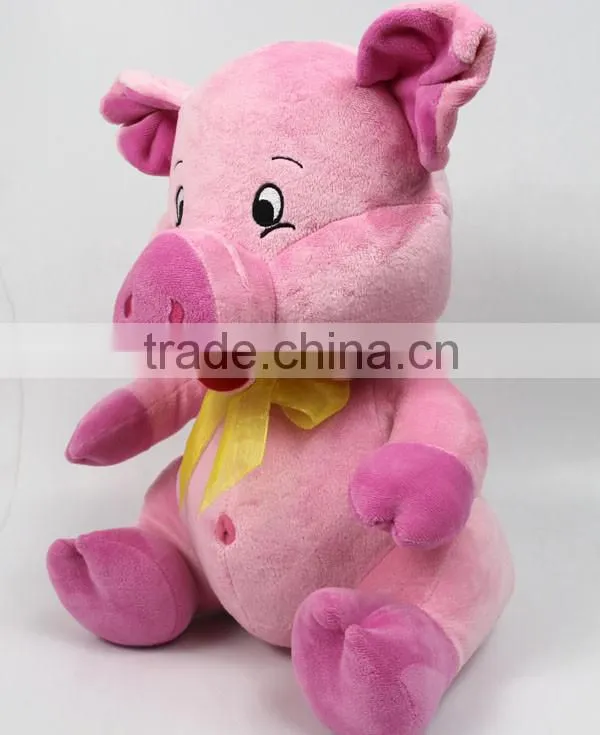 Luckiplus Hot Sale First Class Adorable Pink Pig Family Safe Technology Toy For Kids