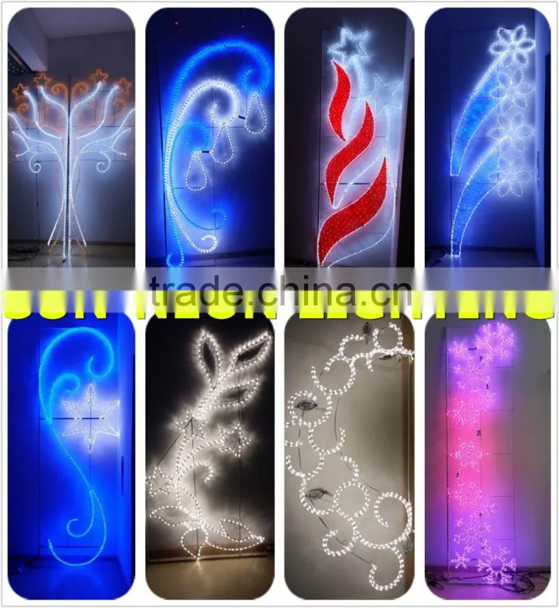 2015 NEW design LED christmas decoration Pink gift box led light