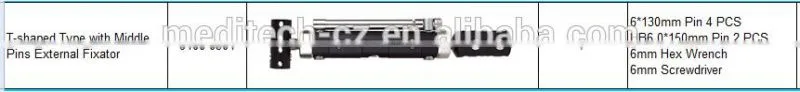 Orthopedic Straight Type with Middle Pins External Fixator, External Fixation System