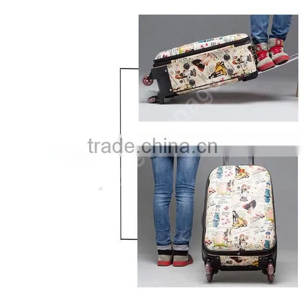 Soft 4 Wheels Cheap Trolley Luggage