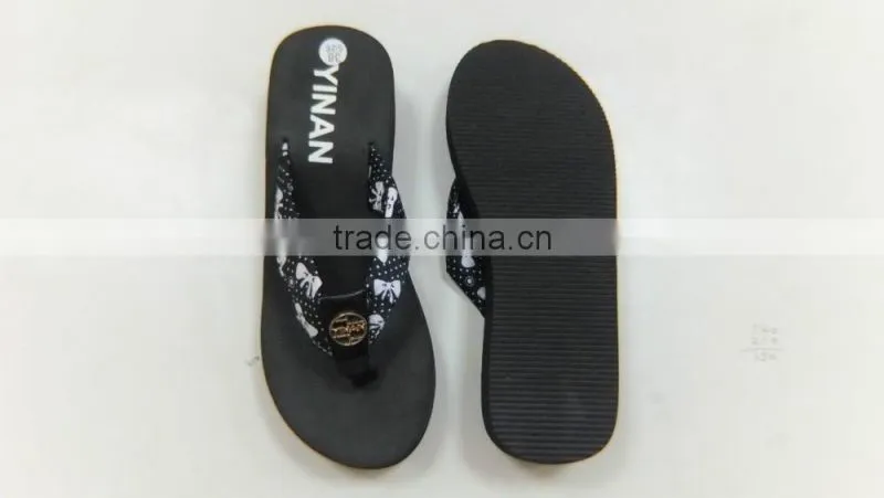 2016 women cloth slippers with eva sole