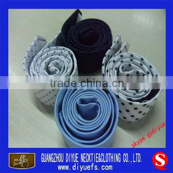 high quality men's polyester neck narrow ties 6cm