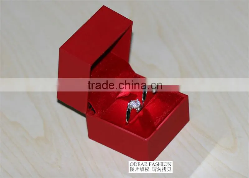 2015 new design solid wooden ring necklace earring box set