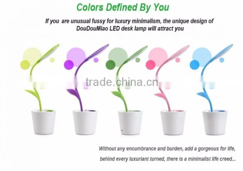 exquisite pen container design electronic LED desk lamp