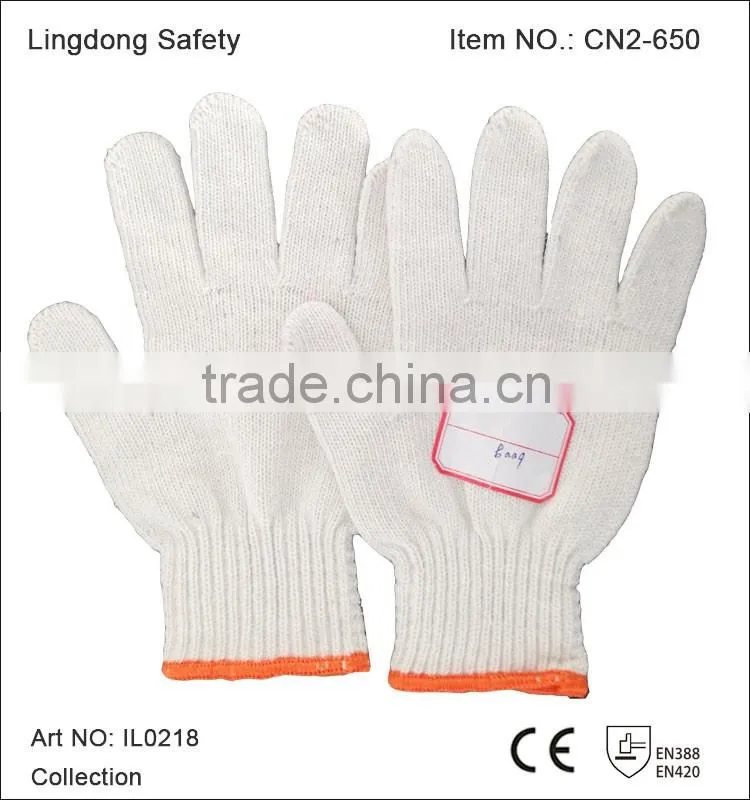 COTTON KNITTED GLOVES