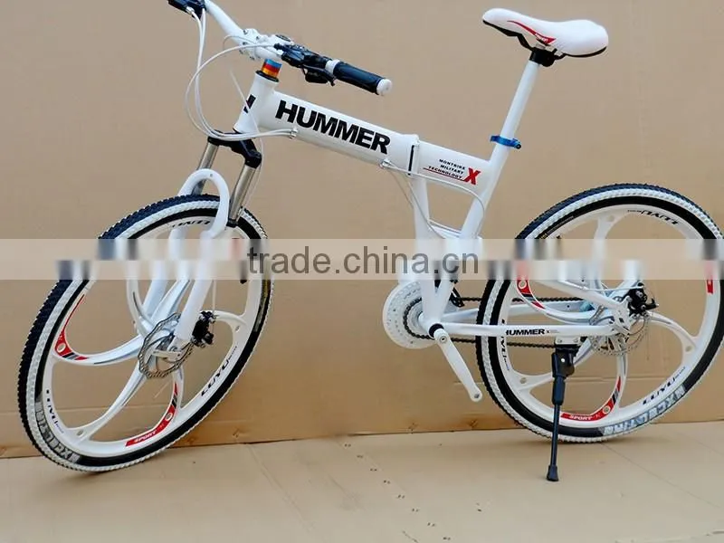 26-inch folding mountain bike 21 speed high-carbon steel mountain bike