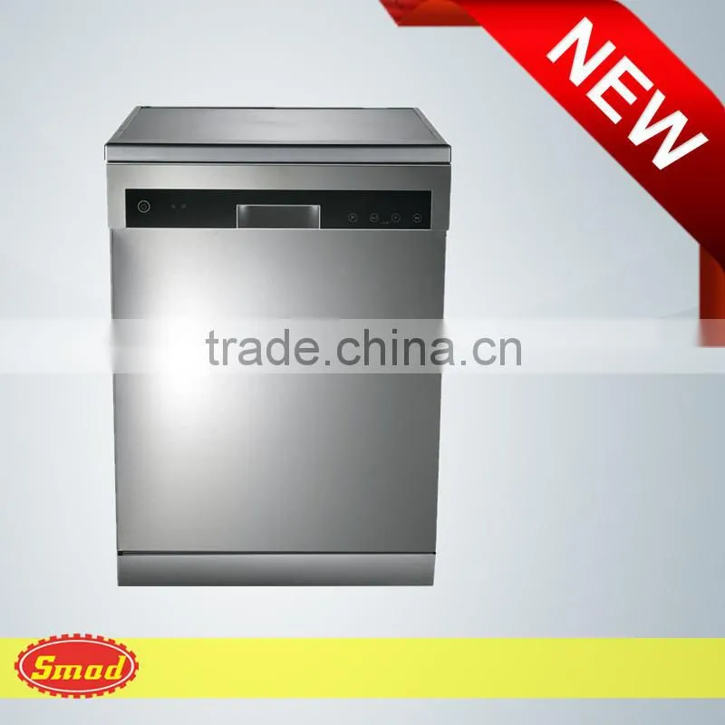 Automatic vertical front loading freestanding dish washing machine with LED display
