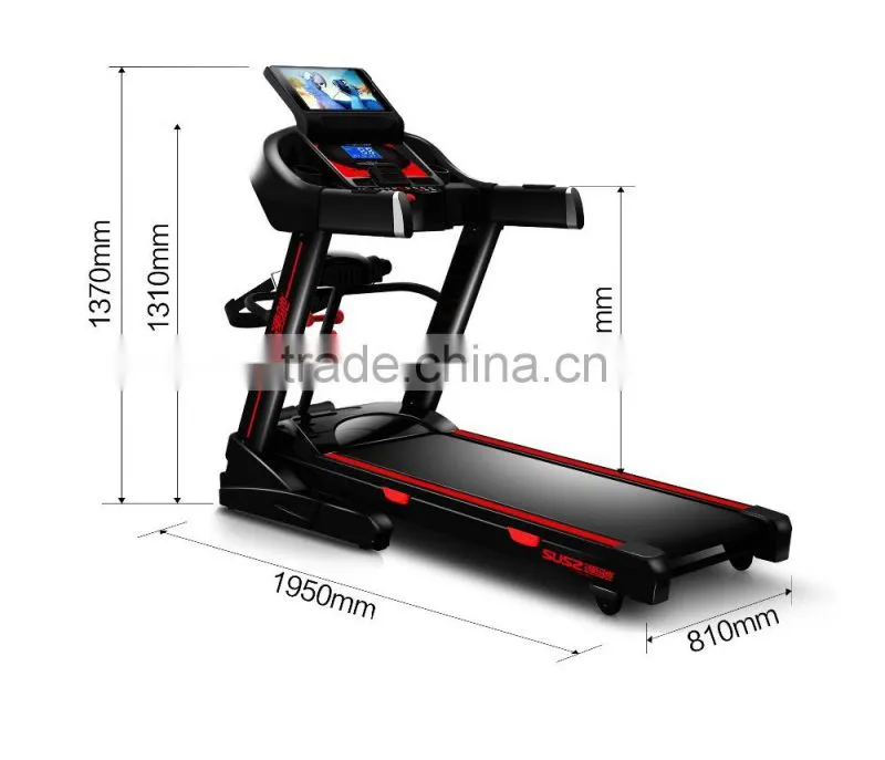 New wide 490mm belt electric treadmill quiet driver motor for home use