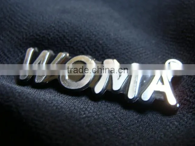 High quality custom fashion decorative metal nameplates