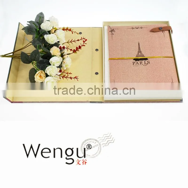 2013 new fashion luxury hardcover class book for memory