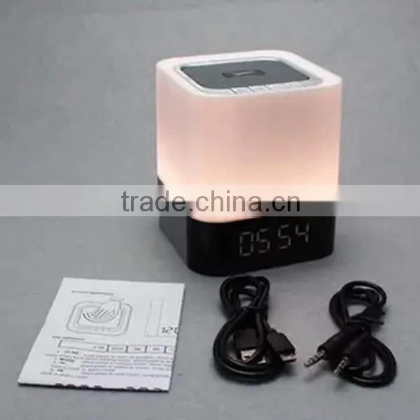 led lamp with bluetooth speaker with Alarm clock