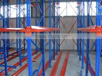Warehouse storage drive-in rack