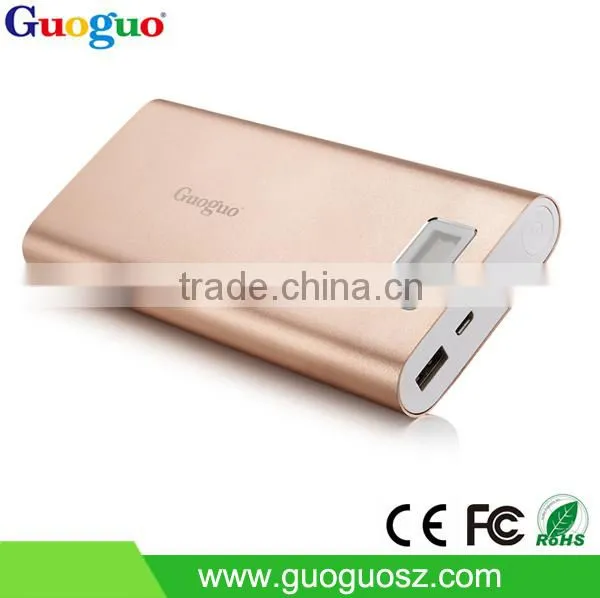 2015 Newest Aluminum Alloy Housing Universal Power Bank 20800mAh with LCD Power Display