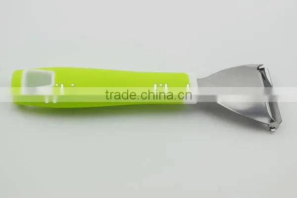 fruit & vegetable tools stainless steel peeler with mini hole and triangle shape