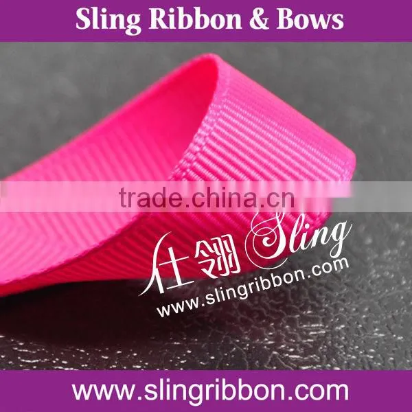 Solid Color Polyester Grosgrain Ribbon Wholesale