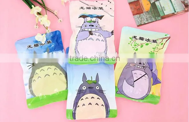 cute cartoon reusable PE mini ice packs / ice pack mini cold bag