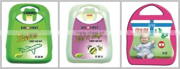Plastic mini car first aid kit