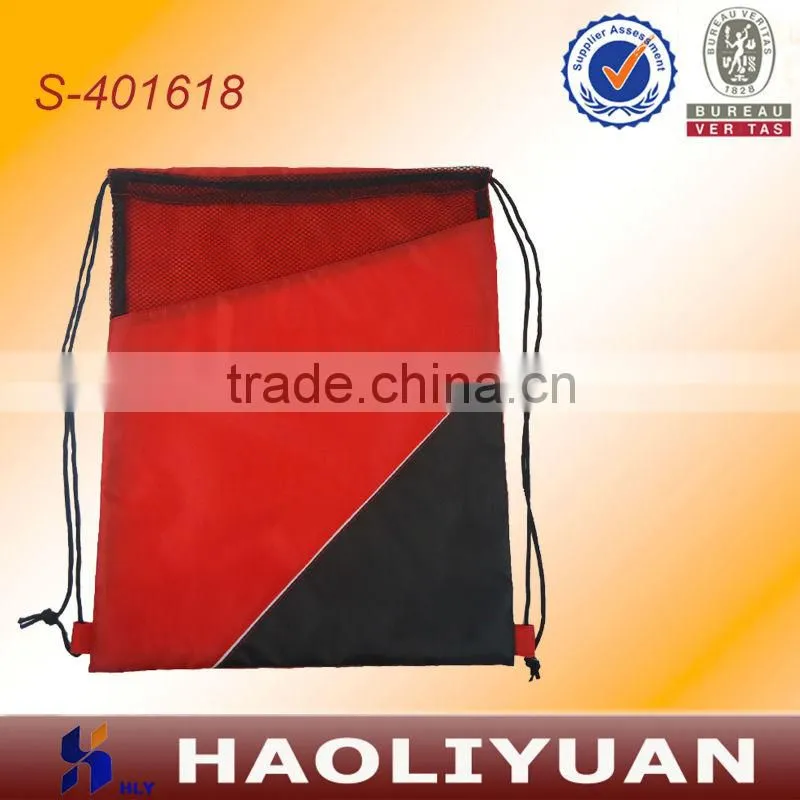 promotion 210D polyester drawstring bag