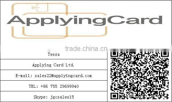 Factory price 125Khz proximity pvc blank chip card with TK4100/ EM4200/ EM4305