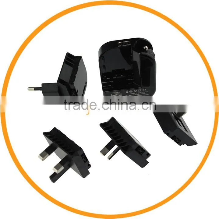 UK, EU, US, AU Plug Universal Travel Adapter with USB Charger Car Charger from Dailyetech
