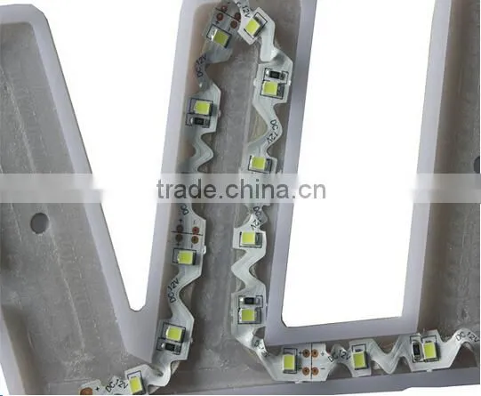 S-Shape LED strip/ perfectly for abnormal shape signs /Bend Freely 2835 smd led strip light