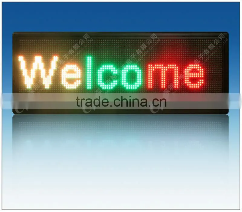 10mm indoor and outdoor/ monochrome and dual LED moving message display