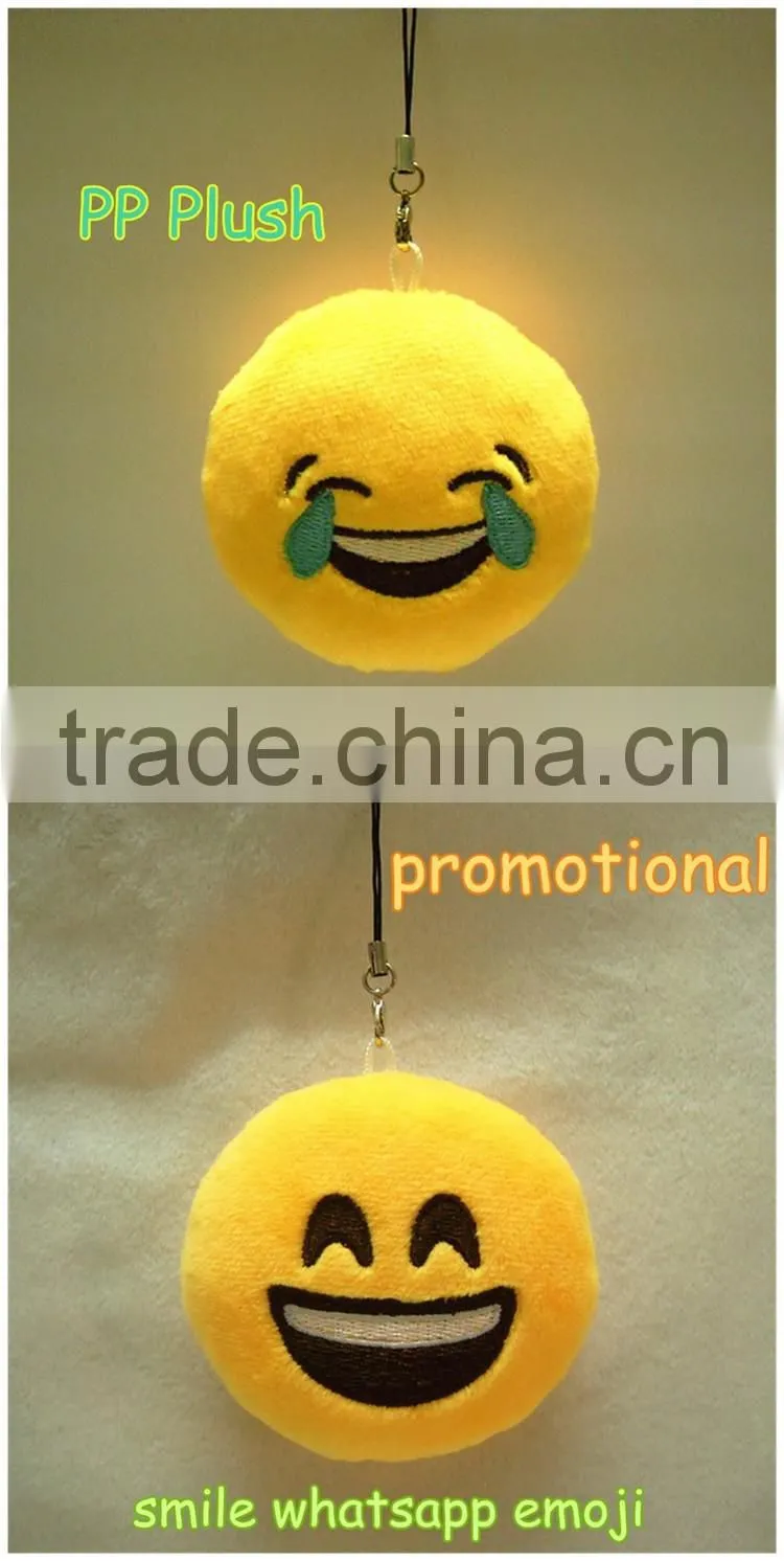 New arrivals promotional customizational design whatsapp emoji bag decoration