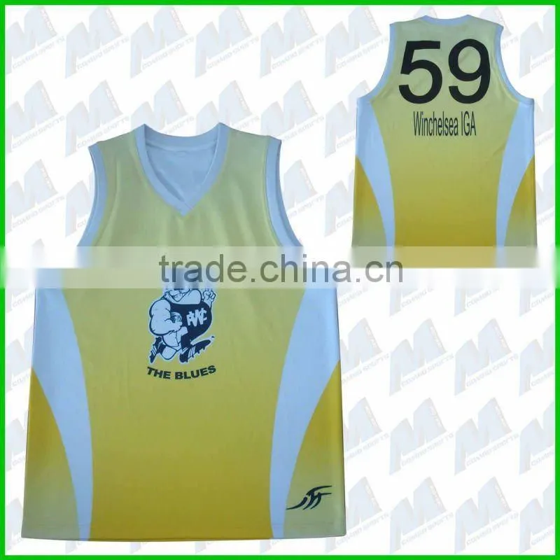 Long sleeved/sleeveless sublimation Australian football jumper