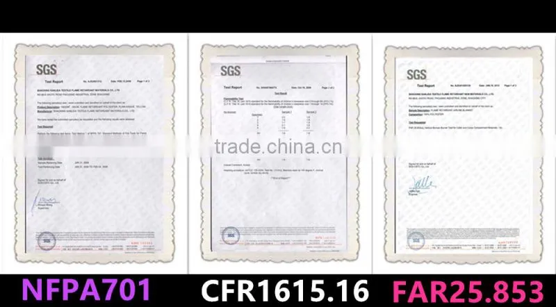 China suppliers 100% polyester luxury brilliant high quality mobile home curtain material fabric cloth