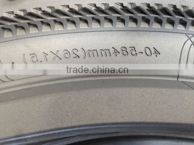 Tire rubber mould for bicycle