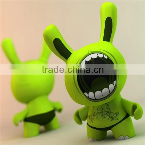Colorful anime girl maker blank figure vinyl toy manufacturers