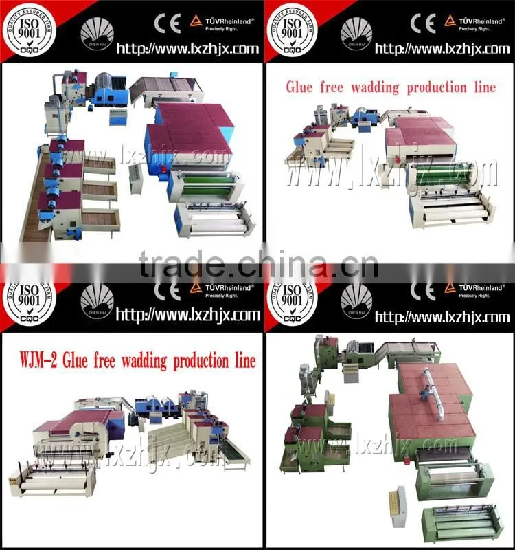 nonwoven sintepon making machines , sintepon production line