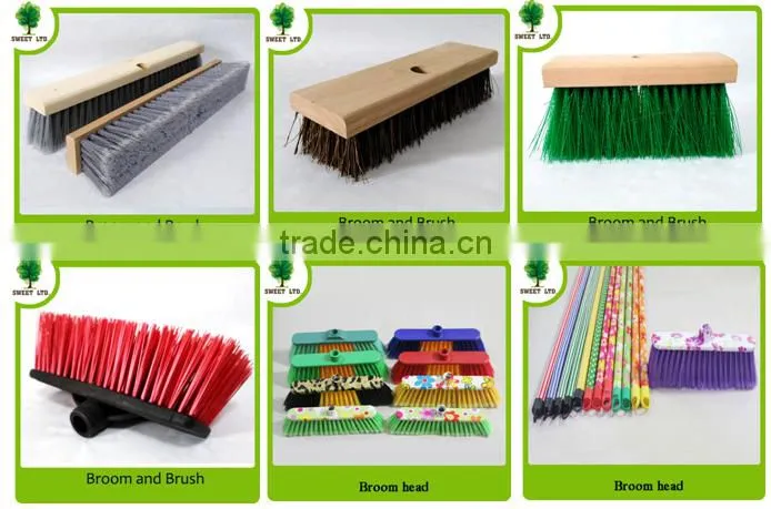 Good quality PET fiber plastic broom for indonesian market
