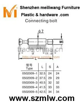 Zinc alloy spherical surface adapting piece eccentric furniture connector fittings