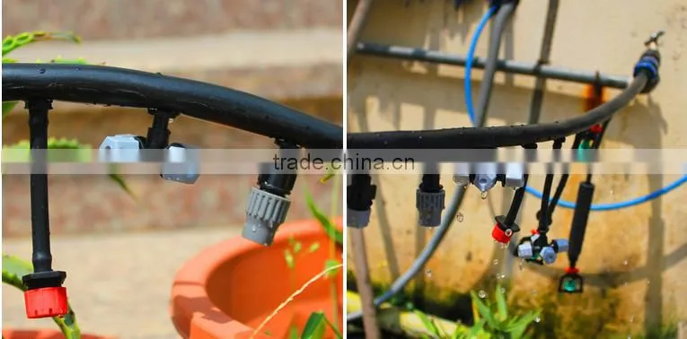 Farm Irrigation Cooling One Outlet Fogger Micro Drip Irrigation System