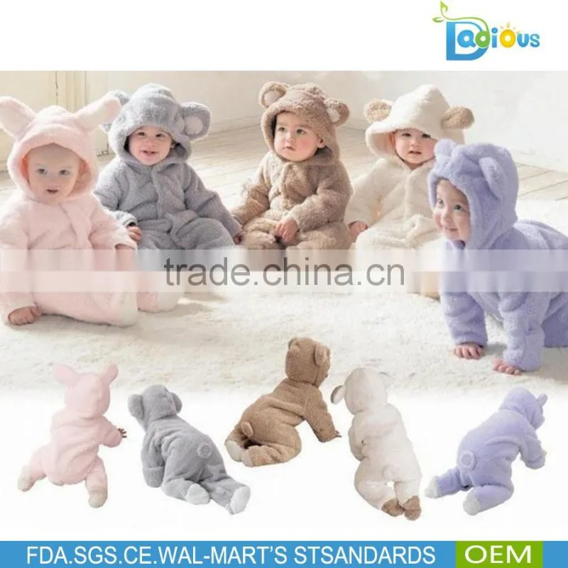 Pure color baby cotton romper designs boutique girl clothing newborn baby clothing