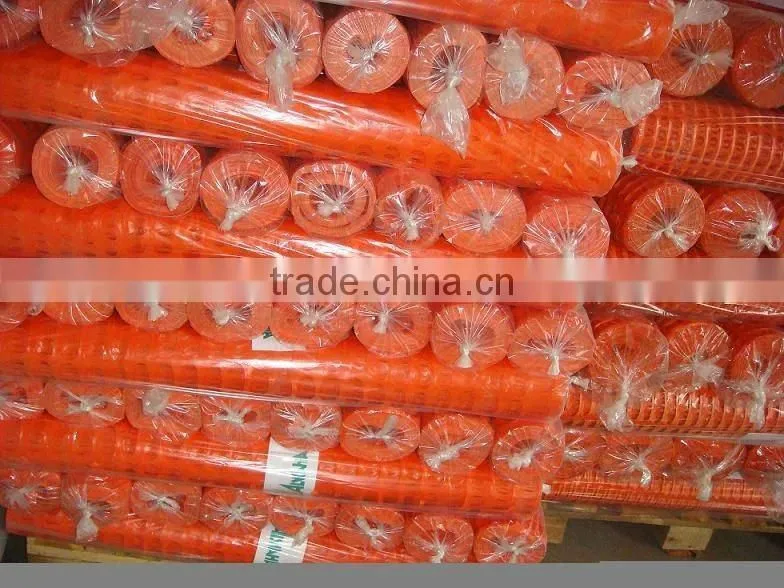 1mx50m Best quality HDPE plastic orange safety fence (manufacturer)