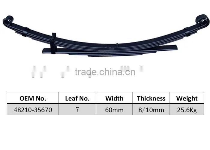 48210-35670 truck leaf spring steel
