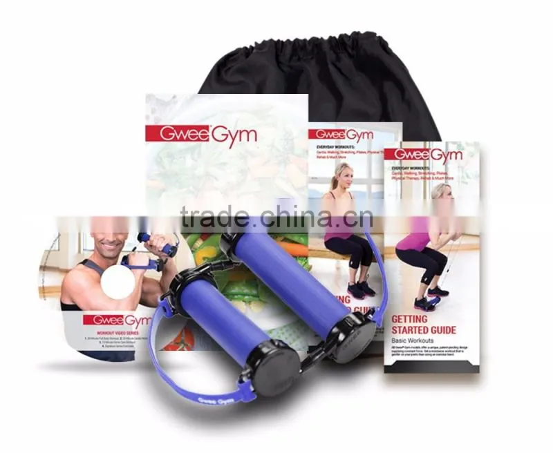 Best Resistance Bands Exercise Kit - Gwee Gym Total Body Workout Kit - All in One Portable Gym Equipment
