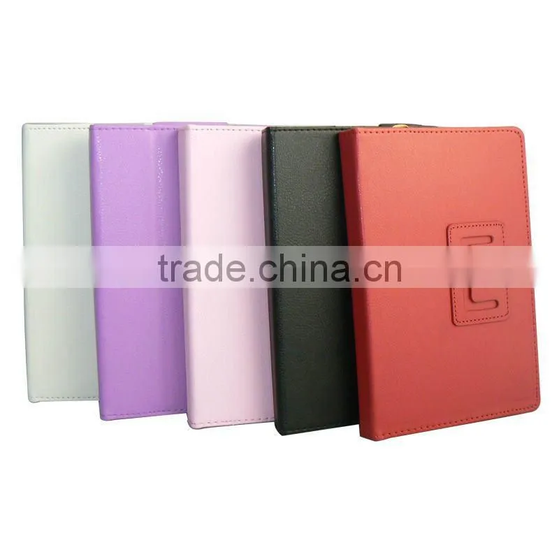 Leather Case Cover For Amazon Kindle Fire 7' Tablet
