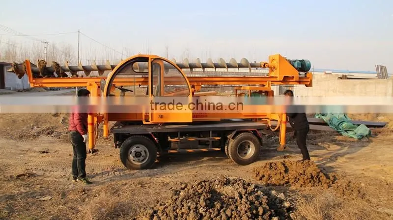 four wheels Punching machine