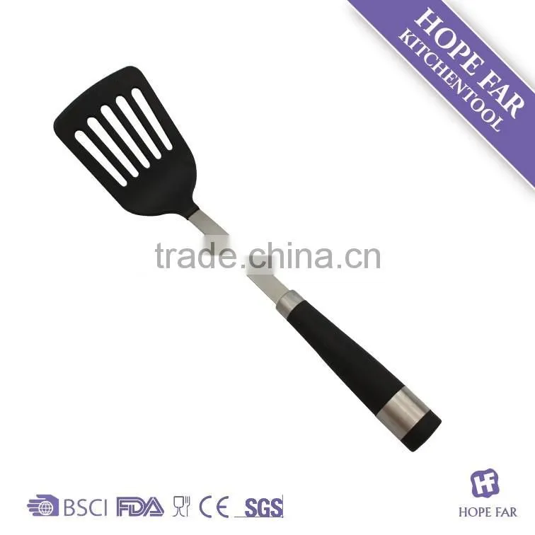 09034678 6pcs Premium quality nylon kitchen utensils set with rubber hollow handle