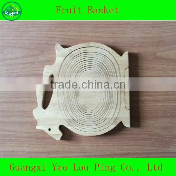 Bamboo Basket For Fruit