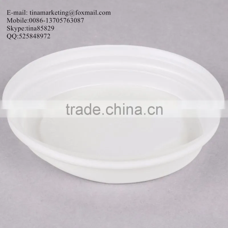 EcoChoice 10-20 oz. White Compostable and Biodegradable Paper Hot Cup Lid